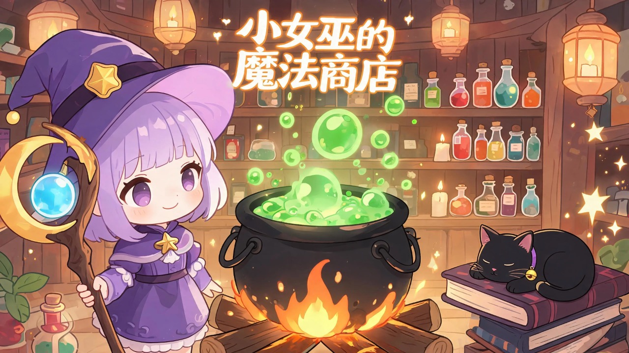 小女巫的魔法商店 小女巫的魔法商店